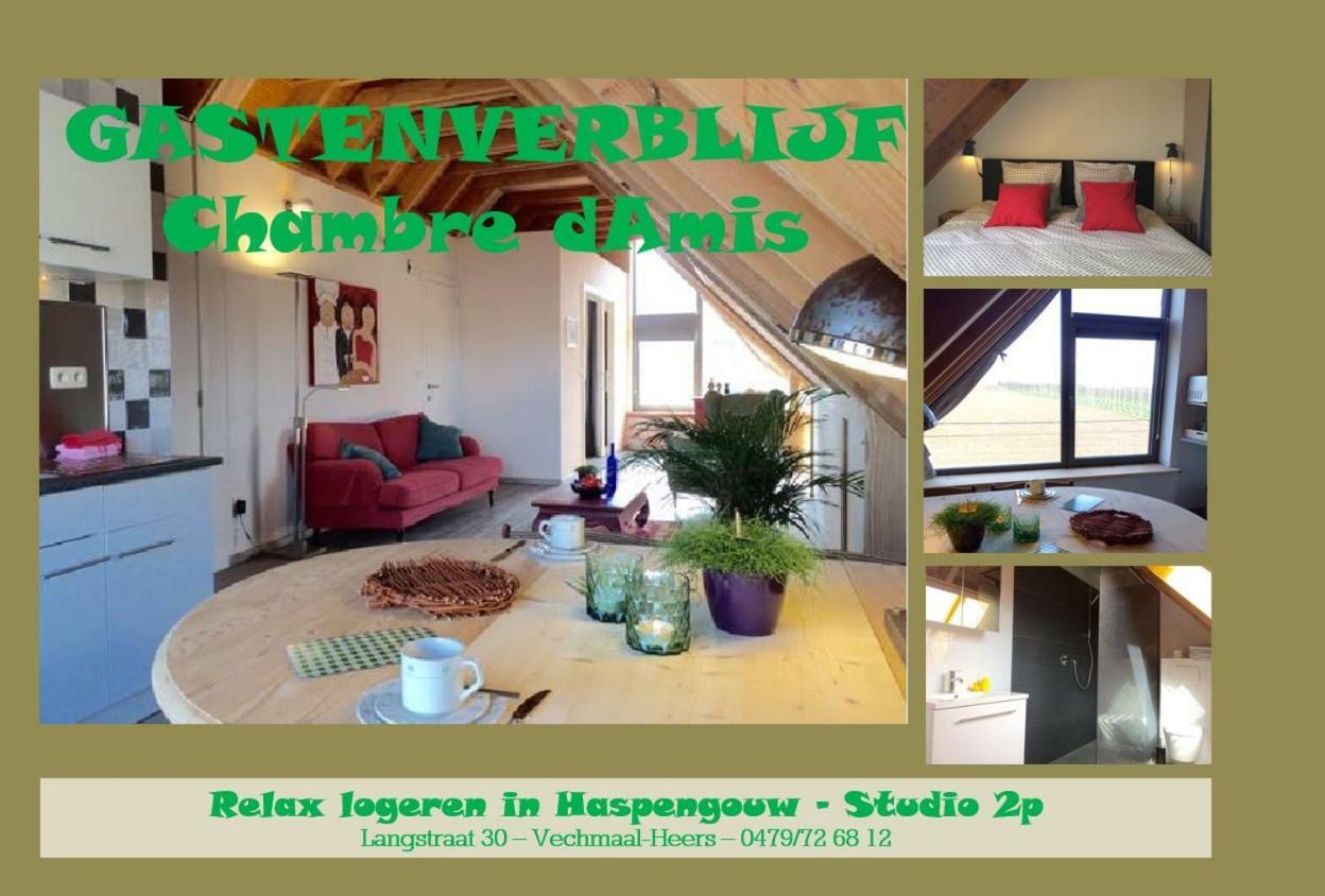 Gastenverblijf Chambre Damis - Geniet Van Haspengouw, Buiten En Binnen! Heers Exteriér fotografie